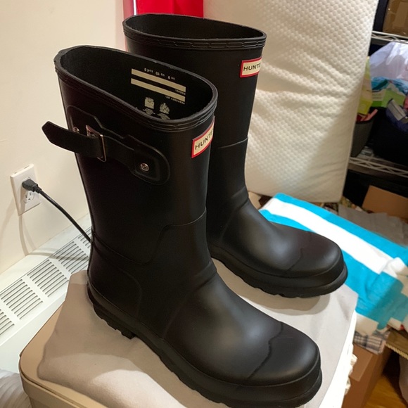 Hunter Other - Preowned Black Hunter Rain boots for men